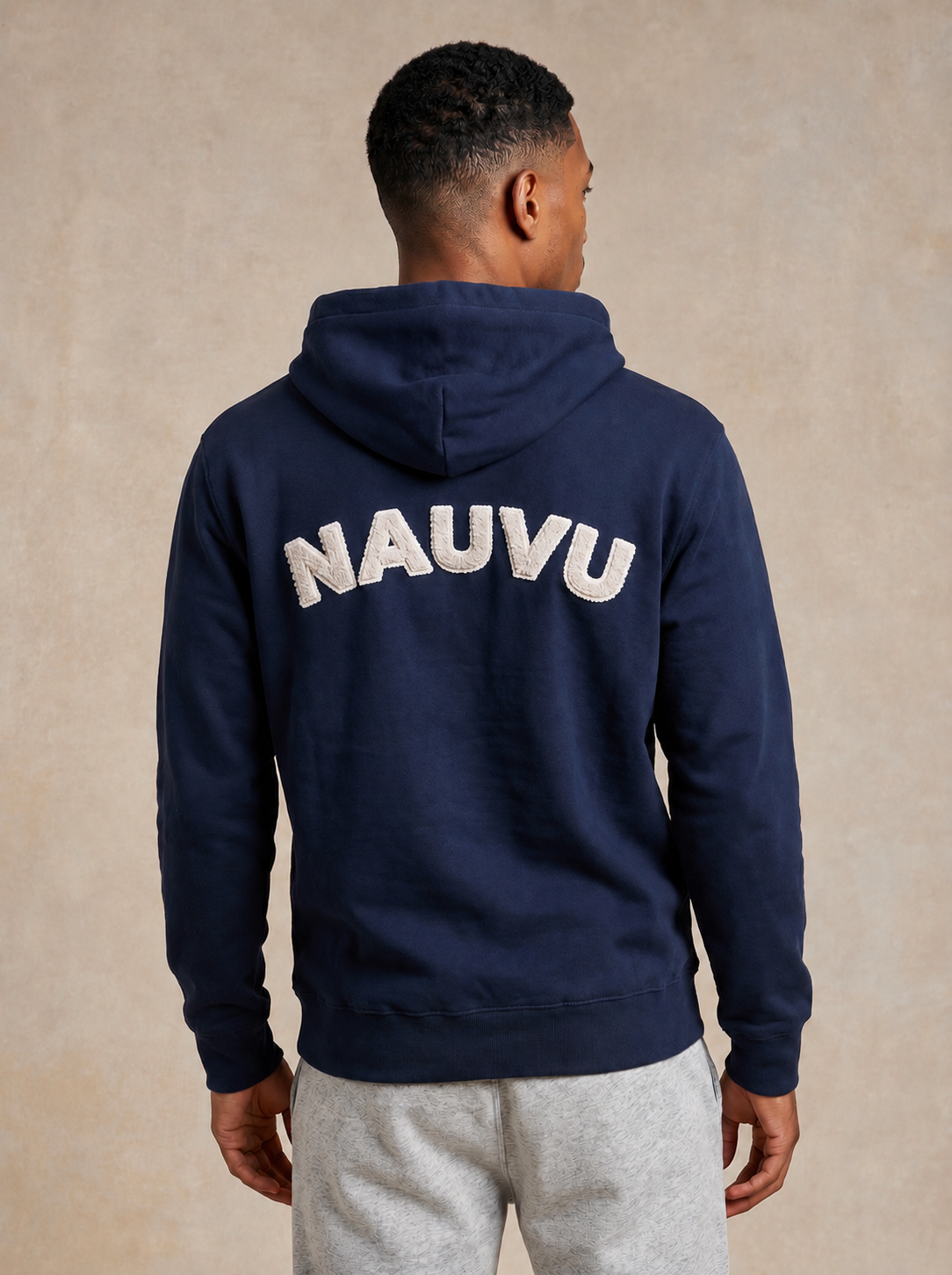 Nauvu Patch-Work Fleece Hoodie