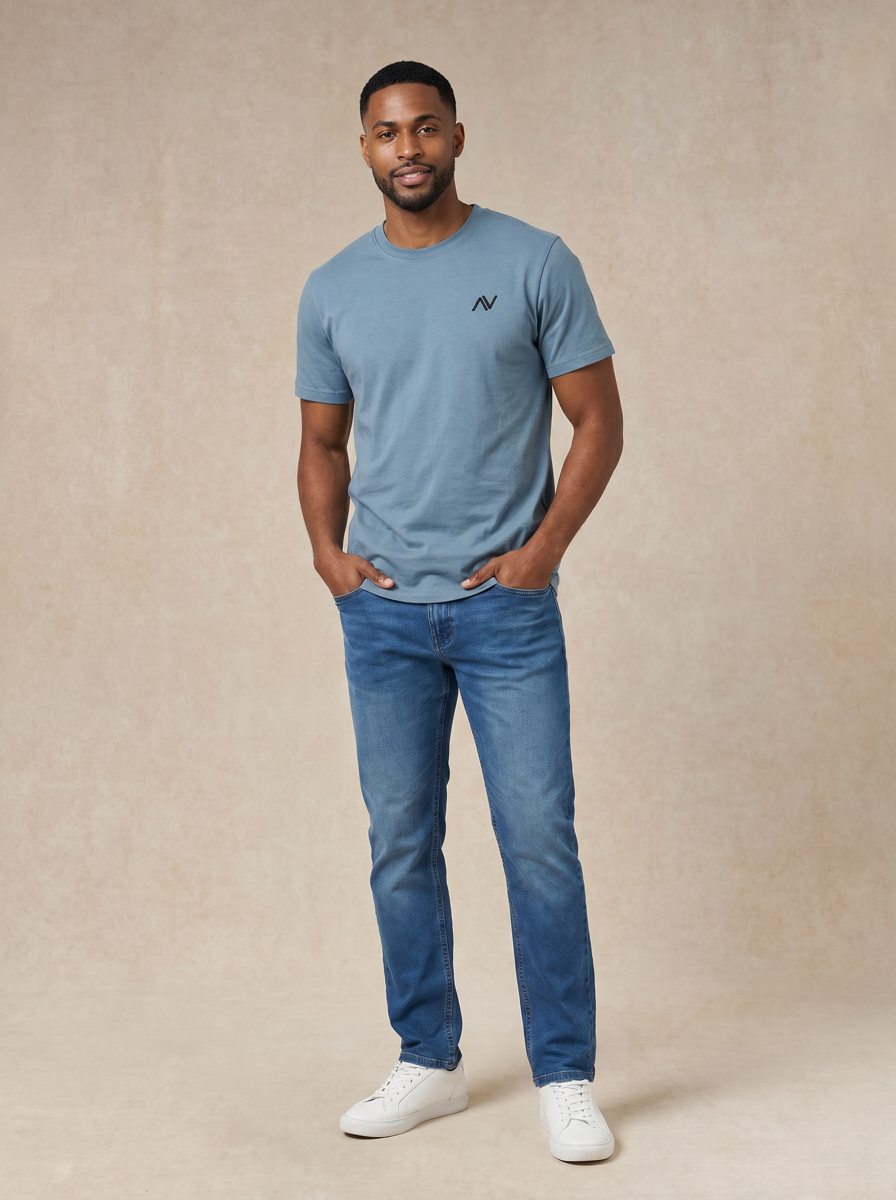 Relaxed Jersey Crewneck T-Shirt