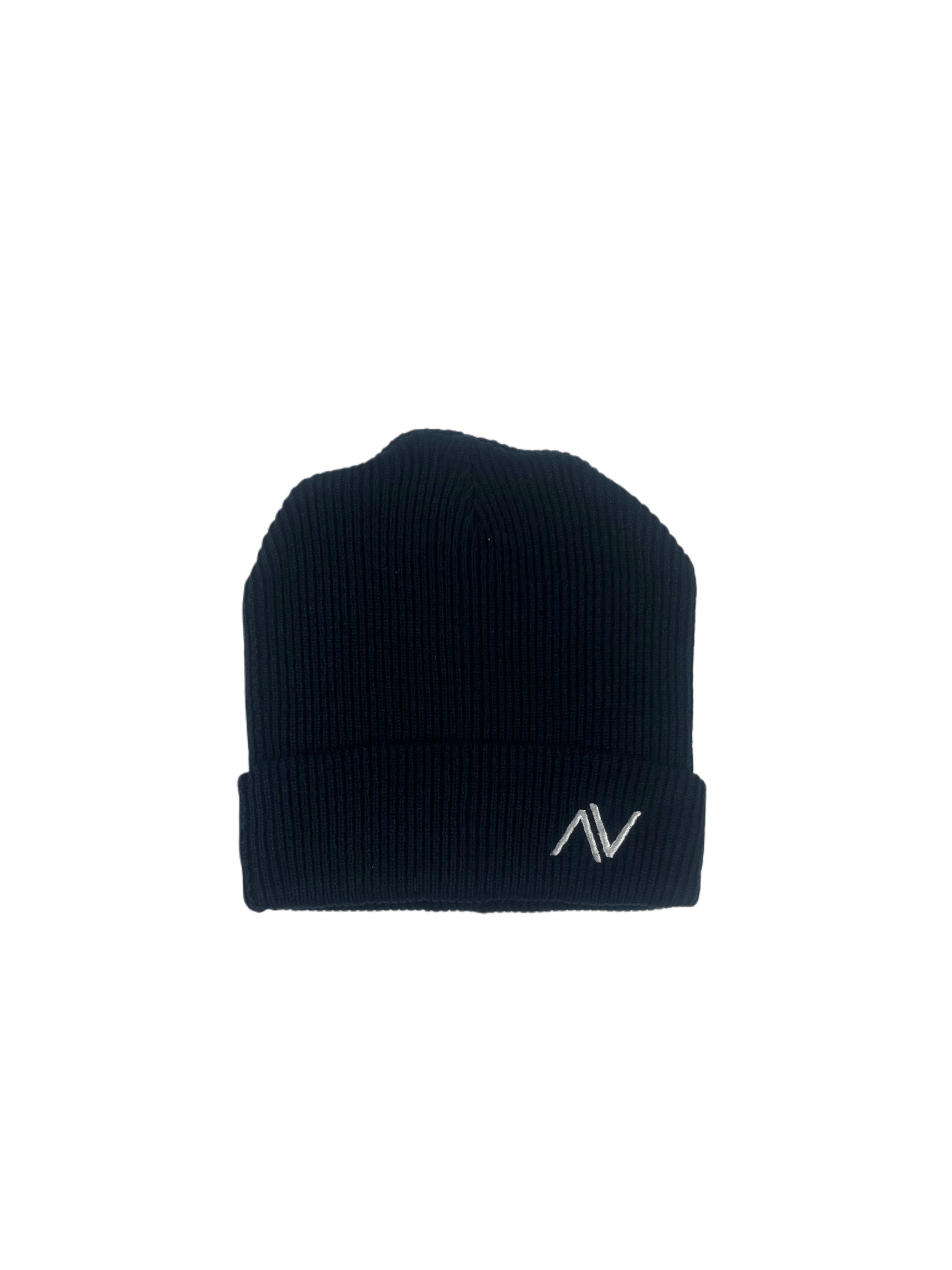 Logo Rib-knit beanie