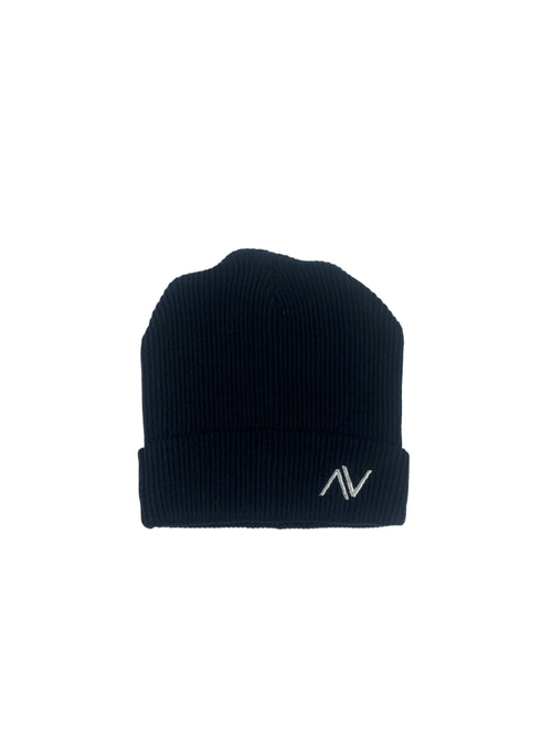 Logo Rib-knit beanie