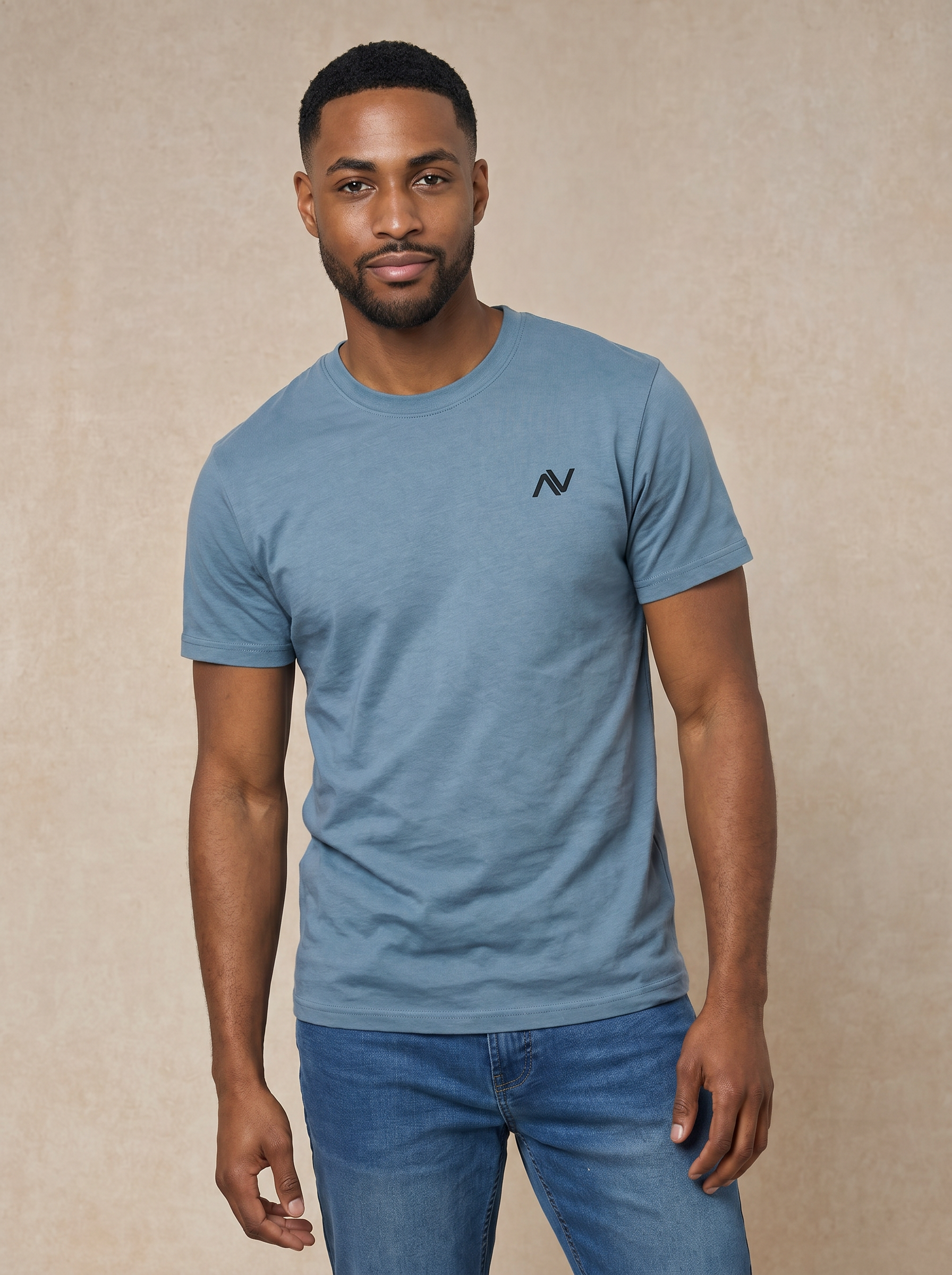 Relaxed Jersey Crewneck T-Shirt